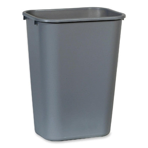 Rubbermaid Commercial Products Rectangular Wastebasket,41-1/4 Qt,11"x15-1/4"x20",GY