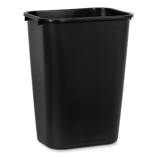 Rubbermaid Commercial Products Rectangular Wastebasket,41-1/4 Qt,11"x15-1/4"x20",BK