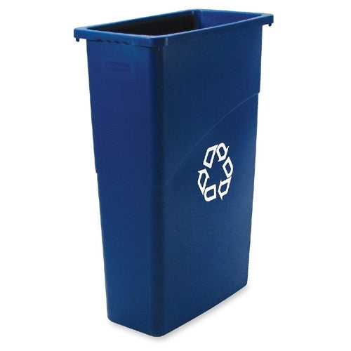 Rubbermaid Commercial Products Recycling Wastebasket, 23 Gallon, 11"x20"x30", Blue