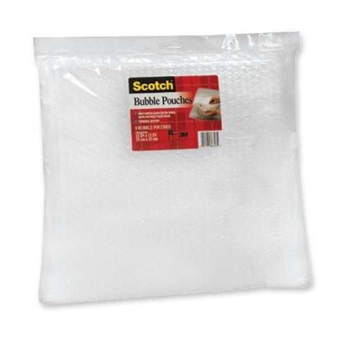 3M Commercial Office Supply Div. Bubble Pouches, 13"x13", 8/PK