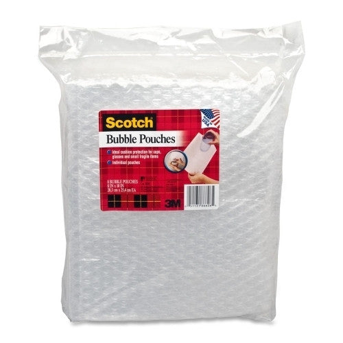 3M Commercial Office Supply Div. Bubble Pouches, 8"x10", 8/PK