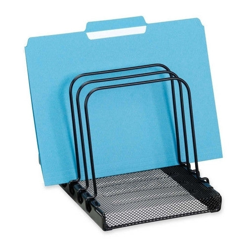 Rolodex Corporation Mesh Flip Document Holder, 5 Veins, Black