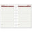 Calendar Page Refills, 7-Hole Punched, 8-1/2"x5-1/2"