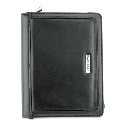 Undated Planner w/Zipper, 8-1/2"x5-1/2", Black