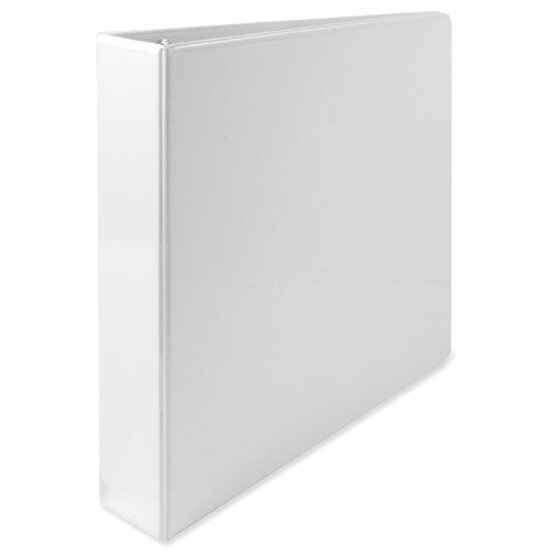 Sparco Products Standard View Binder, 1-1/2"Capacity, 8-1/2"x11", White