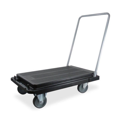 Deflect-O Corporation Platform Cart,Heavy-duty,39-1/2"x4-1/2"x21-1/2",500 lb,Black