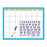 Trend Enterprises Reusable Calendar Kit, w/ Cling Numerals Wipe Off, 17"x22"