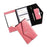 Rolodex Corporation Envelope Card Book, 5-1/2"x7-11/16"x1-1/16", Cap 72, Pink