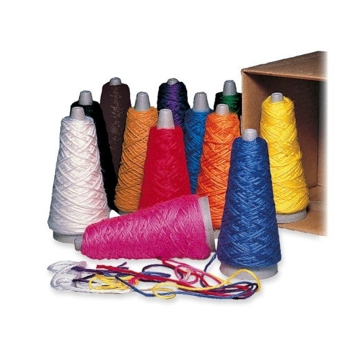 Pacon Corporation Yarn Cones, Double Weight Cones, 12/BX, Assorted