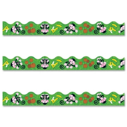 Trend Enterprises Monkey Themed Trimmer, 12 Panels, 39' Long