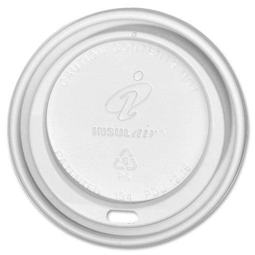 Dixie Foods Insulair Lids, 8 oz, 1000/CT