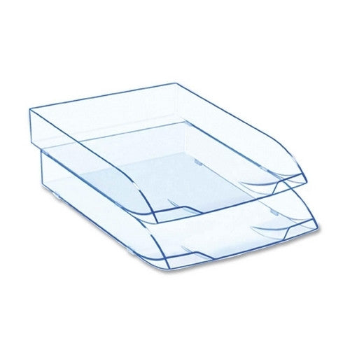 CEP Letter Tray, Stackable, Ice Blue