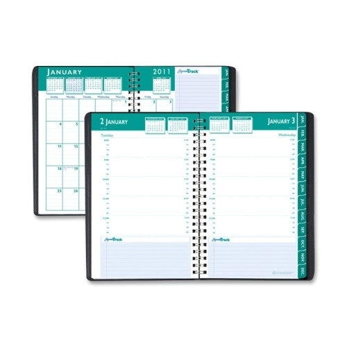 House of Doolittle Monthly/Daily Planner, 12 Months, Jan-Dec, 5"x8", Black Cvr