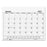 House of Doolittle Desk Pad Refill, for 124, 12 Month, Jan-Dec, 22"x17", BK