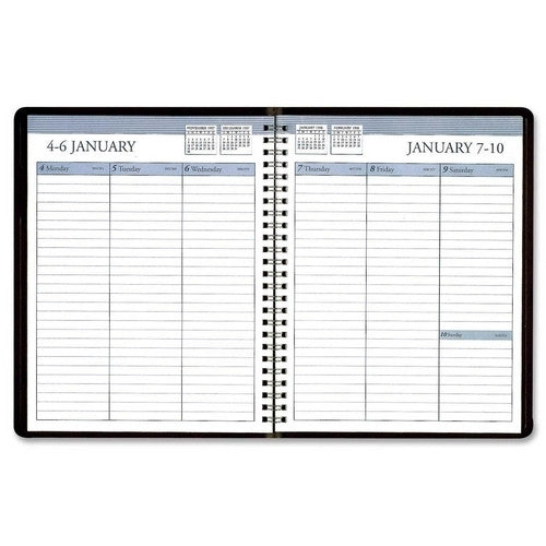 House of Doolittle Weekly Planner, 12 Months, Jan-Dec, 6-7/8"x8-3/4", BK