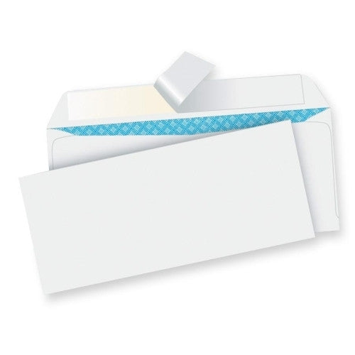 Sparco Products Peel-To-Seal Envelopes,Regular,No.10,4-1/8"x9-1/2",500/BX,WE