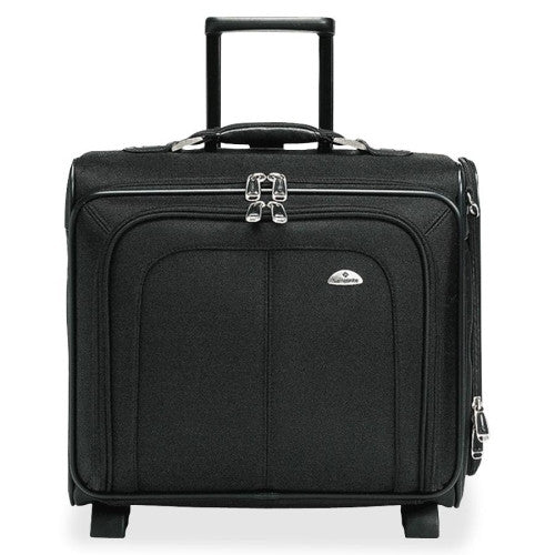 Samsonite Corporation Rolling Notebook Case,Retract. Handle,15"x7-1/2"x17-1/2",BK