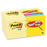 3M Commercial Office Supply Div. Post-it Notes, 90 Sheets/Pads, 3"x3", 18/PK, Assorted