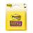 3M Commercial Office Supply Div. Super Sticky Notes, 3"x3", 45 Sheets/Pad, 3/PK, Yellow