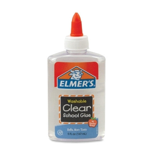 Elmer's Products Inc School Glue, Washable, 5 oz., Clear