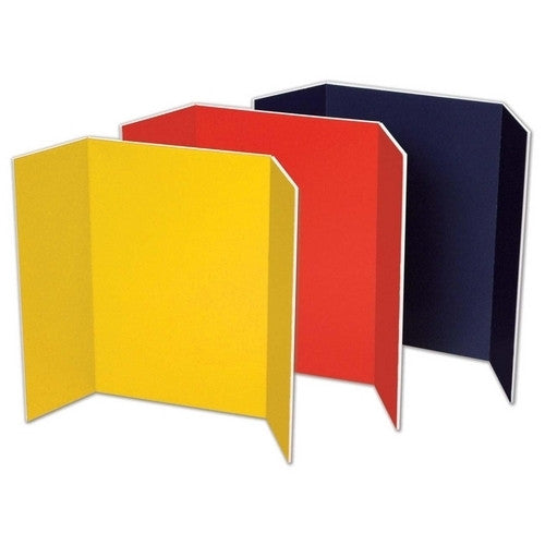 Pacon Corporation Presentation Foam Board, Tri-fold, 48"x36", 6/CT, Assorted