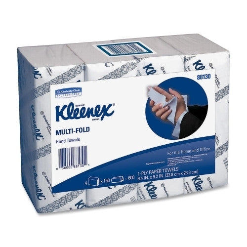 Kimberly-Clark Multifold Towels,9-2/5"x9-1/5",150 Sh/Bundle,4 Bundles,WE