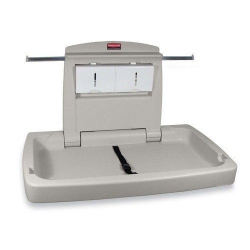 Rubbermaid Commercial Products Changing Table,Adjustable Safety Belt,21-1/2"x33-1/4"x4",PL