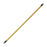 Wilen Professional Mop/Broom Handle,Fiberglass,60" Handle,Yellow/Black