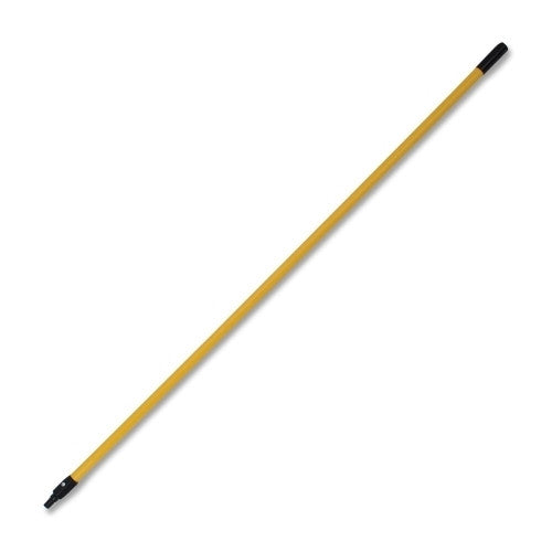 Wilen Professional Mop/Broom Handle,Fiberglass,60" Handle,Yellow/Black