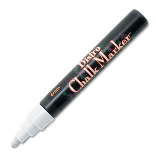 Uchida of America Bistro Chalk Marker,6mm Tip,Erasable,Water-based,White