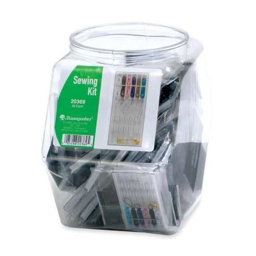 Sewing Kits, w/ Plastic Case, 36/DS, Clear Case