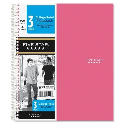 Mead Trend Notebooks, Perforated, 1-Subject, 100/Sht, Assorted