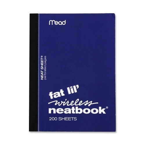 Mead Neatbook, College Ruled, 200 Sheets, 5-1/2"x4", Assorted