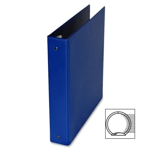 Samsill Corporation 3-Ring Binder,w/Pckts,Vinyl,300 SH Cap.,1-1/2", Dark Blue