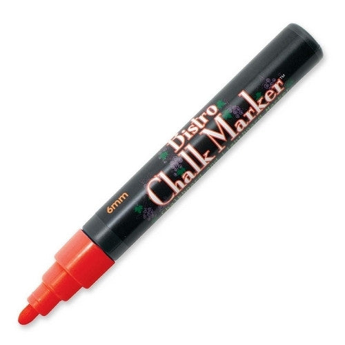 Uchida of America Bistro Chalk Marker,6mm Tip,Erasable,Water-based,Red