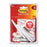 3M Commercial Office Supply Div. Utility Hooks, w/ 6 Adhesive Strips, Large, 3/PK, White