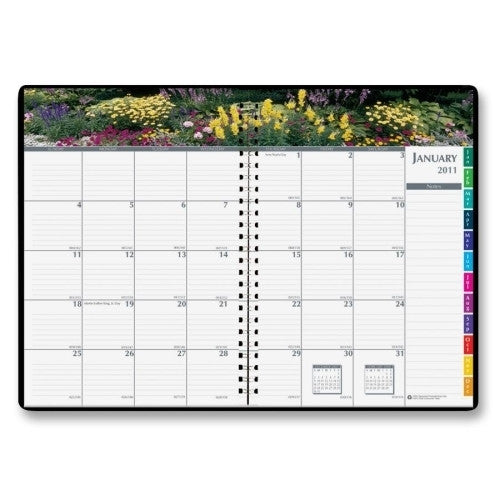 House of Doolittle Montlhy Planner,"Gardens of the World,12 Month,Jan-Dec,7"x10"