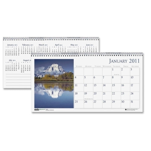 House of Doolittle Tent Calendar,Desktop,"Scenes",12 Month,Jan-Dec,8-1/2"x4-1/2"