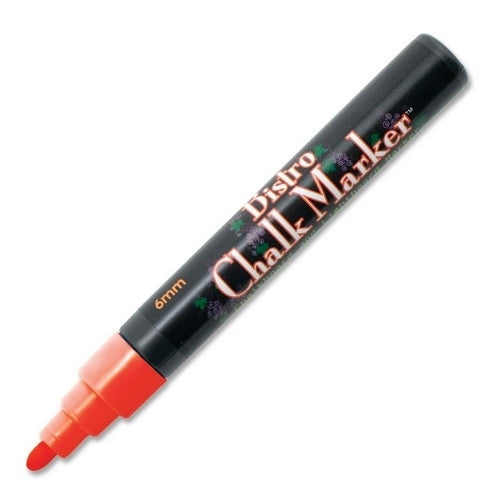 Uchida of America Bistro Chalk Marker, Erasable, Fluorescent Red