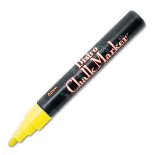 Uchida of America Bistro Chalk Marker, Erasable, Fluorescent Yellow