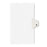 Kleer-Fax, Inc. Index Dividers,"N",Side Tab,1/26 Cut,11"x8-1/2",25/ST,WE