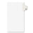 Kleer-Fax, Inc. Index Dividers,"R",Side Tab,1/26 Cut,11"x8-1/2",25/ST,WE