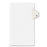 Kleer-Fax, Inc. Index Dividers,"S",Side Tab,1/26 Cut,11"x8-1/2",25/ST,WE