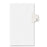 Kleer-Fax, Inc. Index Dividers,"T",Side Tab,1/26 Cut,11"x8-1/2",25/ST,WE