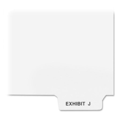 Kleer-Fax, Inc. Index Dividers,Bottom Tabs,"Exhibit J",Letter,25/PK,WE