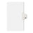 Kleer-Fax, Inc. Index Dividers,Number 42,Side Tab,1/25 Cut,Letter,25/ST,WE