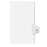 Kleer-Fax, Inc. Index Dividers,Number 57,Side Tab,1/25 Cut,Letter,25/ST,WE
