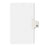 Kleer-Fax, Inc. Index Dividers,Number 18,Side Tab,1/25 Cut,Letter,25/PK,WE
