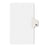 Kleer-Fax, Inc. Index Dividers,Number 40,Side Tab,1/25 Cut,Letter,25/PK,WE