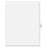 Kleer-Fax, Inc. Index Dividers,Letter O,1/26 Cut,Side Tabs,Letter,25/PK,WE